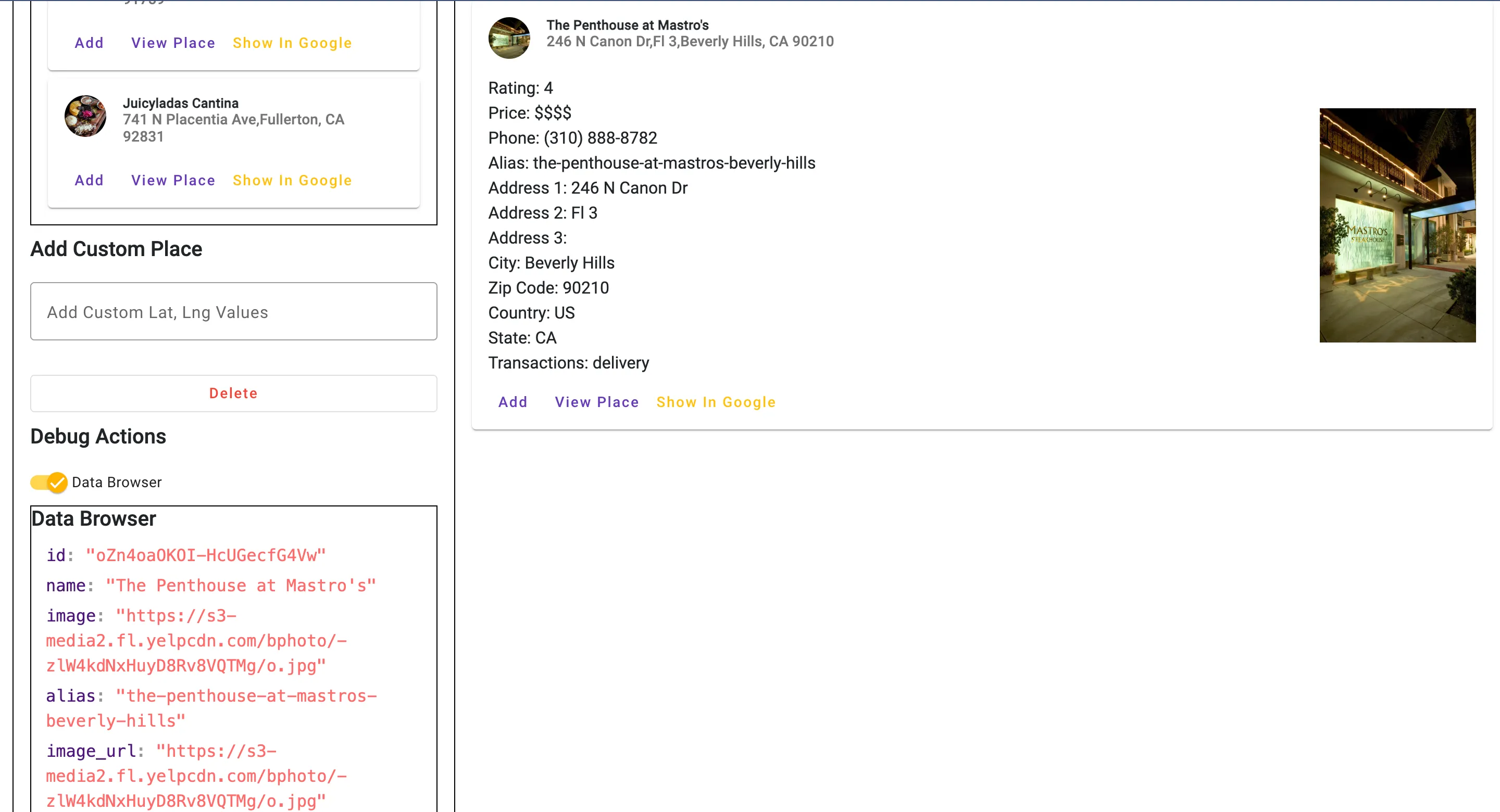 TSP screen 2