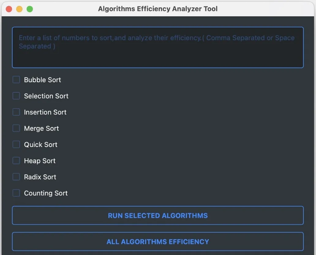 Interactive Python GUI for Visualizing Sorting Algorithms — featured screenshot
