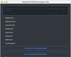 Interactive Python GUI for Visualizing Sorting Algorithms preview