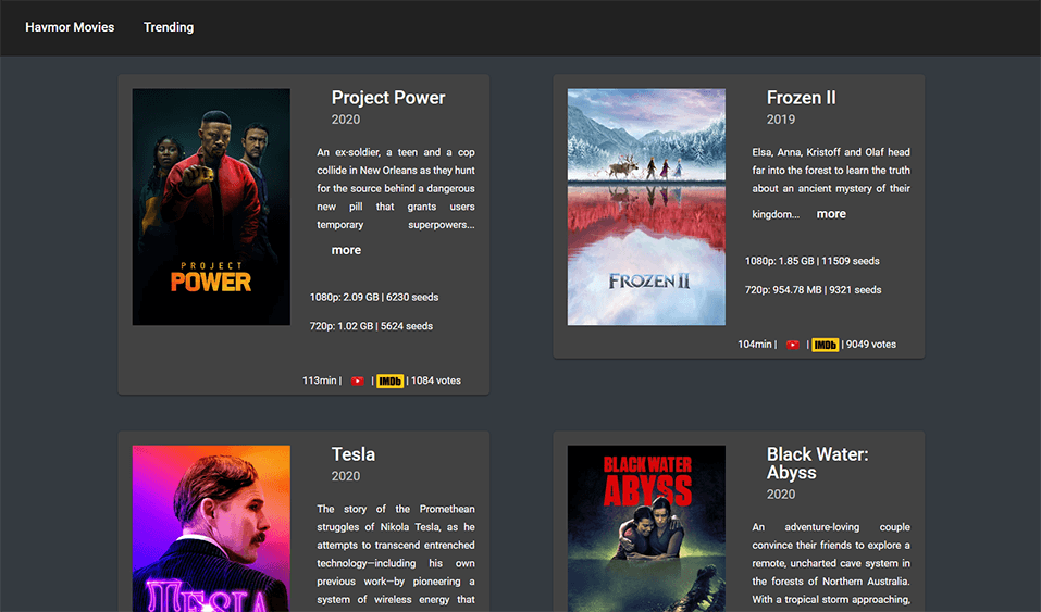 Havmor Movies: Your Free Torrent Movie Hub