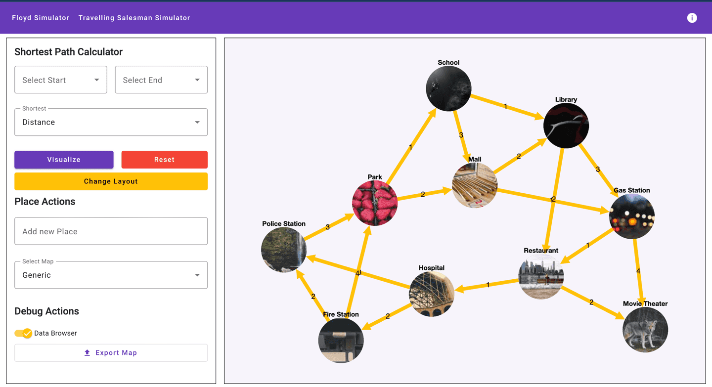 Interactive Graph Algorithm Learning Platform